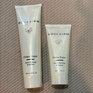 Body Firm Crème Erase Exfoliant Set - Cream